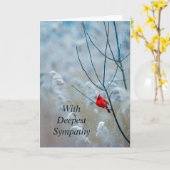 Klassieke Rood Rood Kerst Aanmoediging Kaart (Gele Bloem)