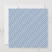 Klassieke Rood Wit Blauw USA Vlag Ginger Pot Trouw Save The Date (Achterkant)