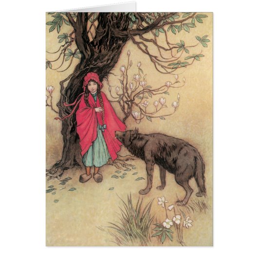 Klassieke Roodkapje door Warwick Goble (Voorkant)
