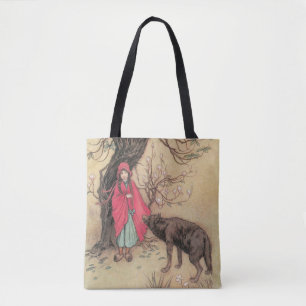 Klassieke Roodkapje door Warwick Goble Tote Bag