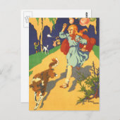 Klassieke Roodkapje op een verjaardagsfeestje Briefkaart (Voorkant / Achterkant)