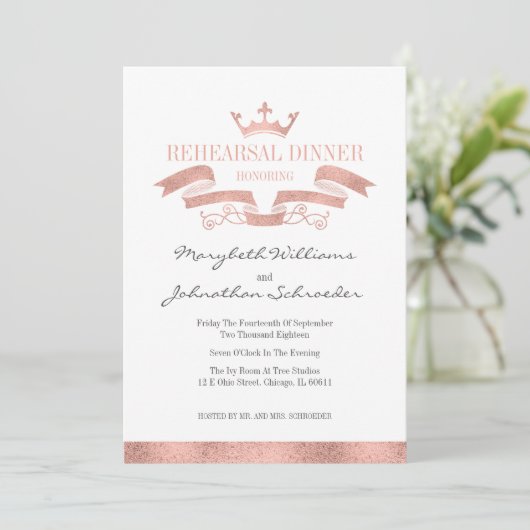 Klassieke Roos Gold Crest-repetitie binnenkaart Kaart (Staand voorkant)