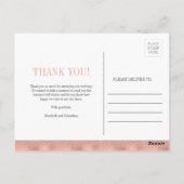 Klassieke Roos Gold Crest Weddenschap Hartelijk da Briefkaart (Achterkant)