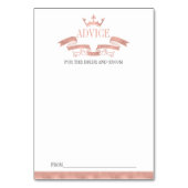 Klassieke Roos Gold Crest Weddenvice-kaart Kaart (Voorkant)