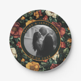 Klassieke Roos Vrijgezellenfeest bruiloft Borden Papieren Bordje