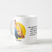 Klassieke ROSIE RIVETER persoonlijke koffie-Mok Koffiemok (Voorkant links)