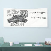 Klassieke Route 66 Aanpasbare Banner (Beurs)