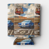 "Klassieke route 66" Blikjeskoeler (Voorkant)