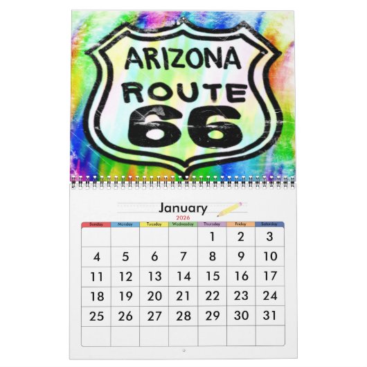 Klassieke route 66 kalender 2018 (Jan 2026)