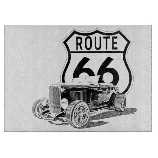 Klassieke Route 66 Snijplanken (Voorkant)