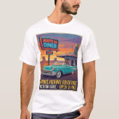 Klassieke Route 66-weg T-shirt (Voorkant)