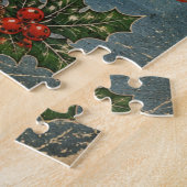 Klassieke Route 66 Winter Kerstmis Grote Letter Legpuzzel (Zijkant)