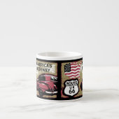 Klassieke Route US 66 Espresso Kop (Voorkant)