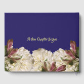 Klassieke Royal Blue Afro-Amerikaanse bruiloft Gastenboek (Achterkant)