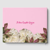 Klassieke Roze Afro-Amerikaanse bruiloft Gastenboek (Achterkant)