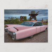 KLASSIEKE ROZE CADDY BRIEFKAARTEN (Voorkant)