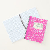 Klassieke roze  compositie notitieboek (Binnen)