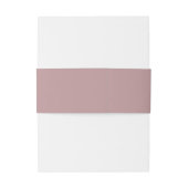 Klassieke Roze Elegante Bruiloft Uitnodigingen Wikkel (Achterkant Voorbeeld)
