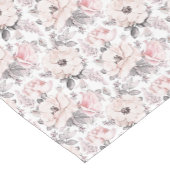 Klassieke roze en grijs patroon korte tafelloper (Hoek)