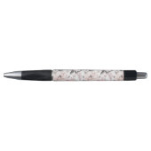 Klassieke roze en grijs patroon pen (Voorkant)