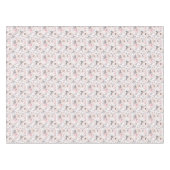 Klassieke roze en grijs patroon tafelkleed (Voorkant (Horizontaal))