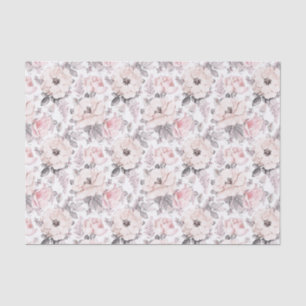 Klassieke roze en grijs patroon tissuepapier