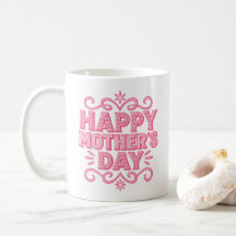 Klassieke Roze Gelukkige Moederdag