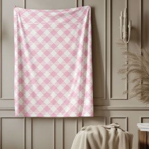 Klassieke Roze Geruite Deken Dagelijks Comfort