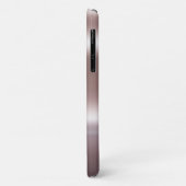 Klassieke roze gouden monogram diamanten sierkunst Case-Mate iPhone case (Achterkant/links)