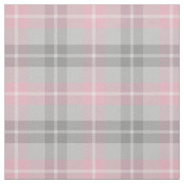 Klassieke roze grijs wit plaid stof