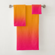 Klassieke roze Oranje gradiëntkatoen