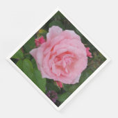 Klassieke Roze Roos Servet (Hoek)