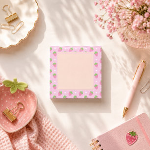 Klassieke Roze Roze Aardbeien Post-it® Notes