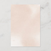 Klassieke roze roze bloeiende wending well informatiekaartje (Achterkant)