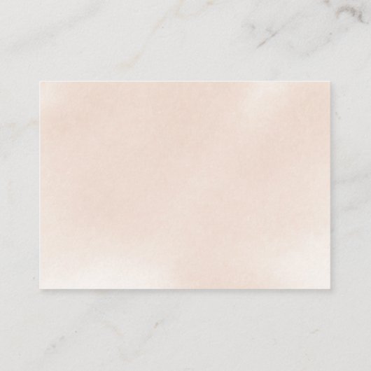 Klassieke roze roze bruine bruiloft Ontvang aanvra Informatiekaartje (Achterkant)