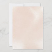 Klassieke roze roze grauwe bruiloft kaart (Achterkant)