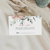 Klassieke roze roze rokerrokertiket informatiekaartje