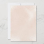 Klassieke roze roze roze bloem eerste gemeenschap kaart (Achterkant)