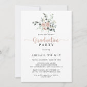 Klassieke roze roze roze roze gradatiepartij kaart (Voorkant)