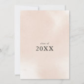 Klassieke roze roze roze roze gradatiepartij kaart (Achterkant)