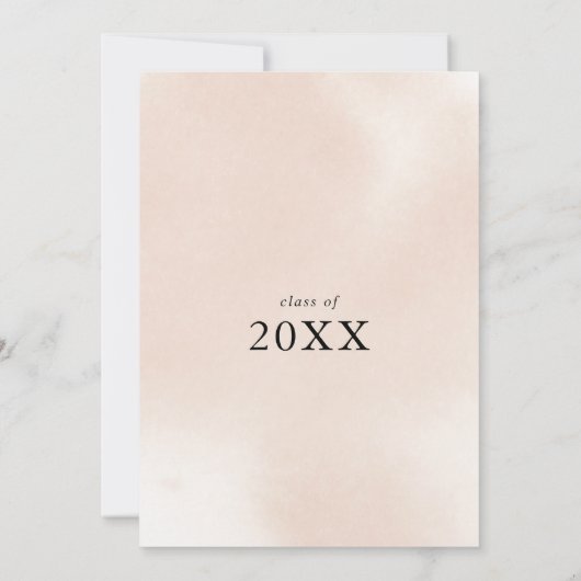 Klassieke roze roze roze roze gradatiepartij kaart (Achterkant)