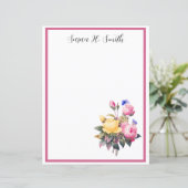 Klassieke roze roze rozen Paarse vlinder (Staand voorkant)