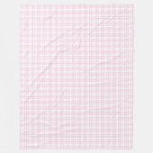 Klassieke Roze Wit Plaid Deken Rustieke Interieurs (Voorkant)
