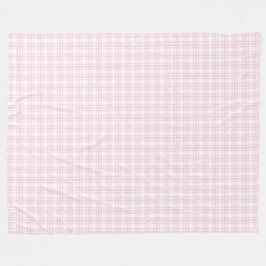 Klassieke Roze Wit Plaid Deken Rustieke Interieurs (Voorkant (Horizontaal))