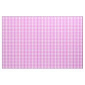 Klassieke roze witte gingham Check Patroon Stof (Fat Quarter)