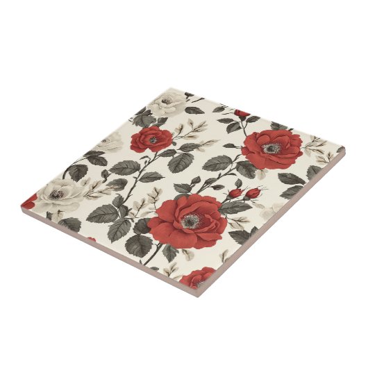 Klassieke Rozen keramische Tegels voor thuisvloere Tegeltje (Zijkant)