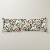 Klassieke Rozen & Salie Bladeren Lichaamskussen (Achterkant)
