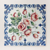 klassieke rozenboeket puzzel (Horizontaal)