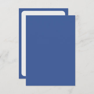 Klassieke RSVP-kaart in blauw en wit –  RSVP Kaartje