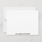 klassieke rsvp kaartje (Achterkant)